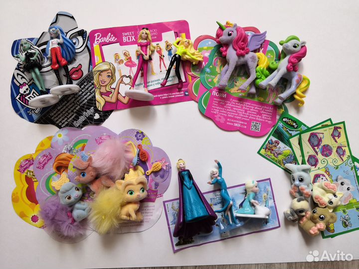 Игрушки из киндера для девочек