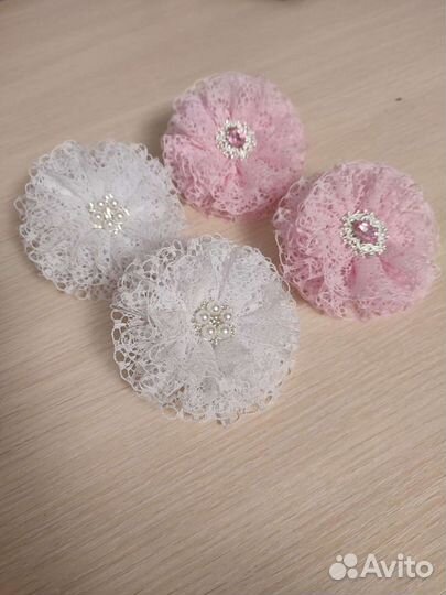 Бантики для волос ручной работы