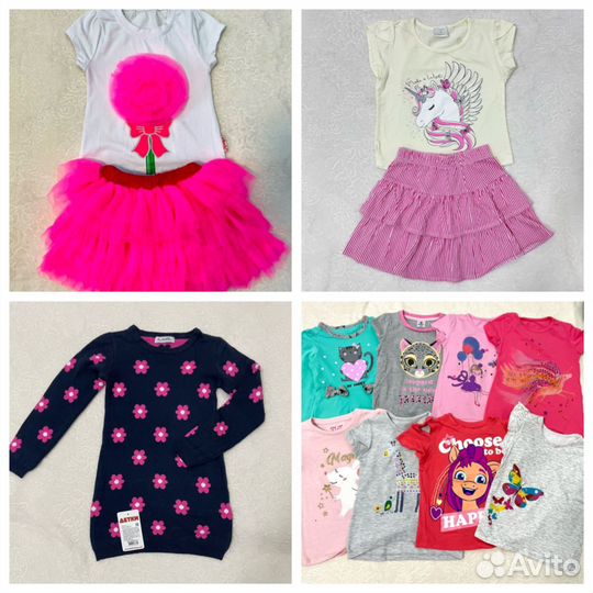 Вещи пакетом на девочку 104