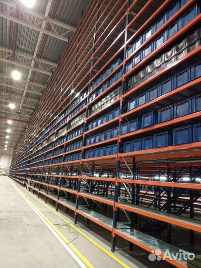 Монтаж стеллажей