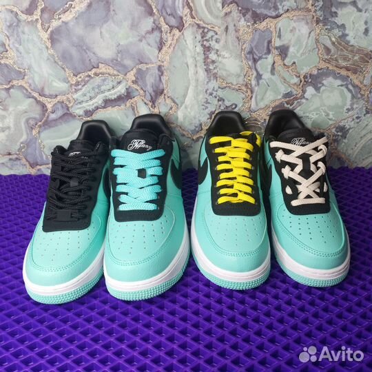 Кроссовки Nike air force 1 Tiffany family friends