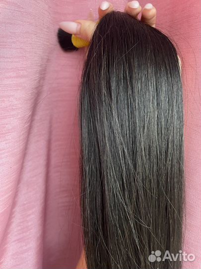 Волосы натуральные срез 70см Luxe