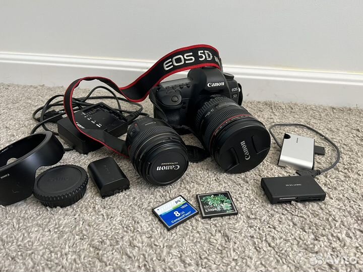 Canon 5d mark ii kit + два объектива