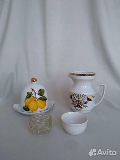 Молочник, лимонница, солонки СССР