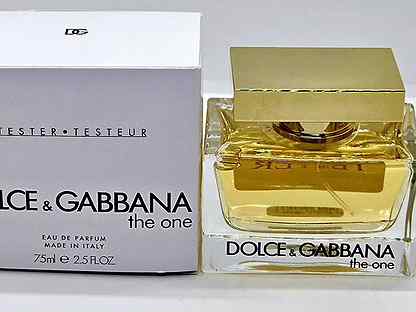 Dolce gabbana the one edp 75 ml tester + пробник