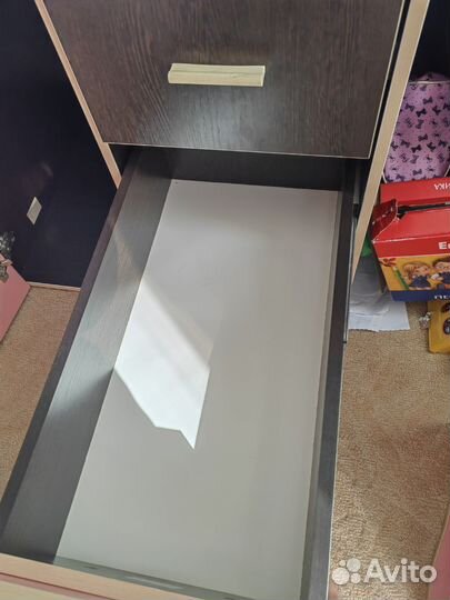 Кровать-чердак (174/74) + матрас +полки. 6000