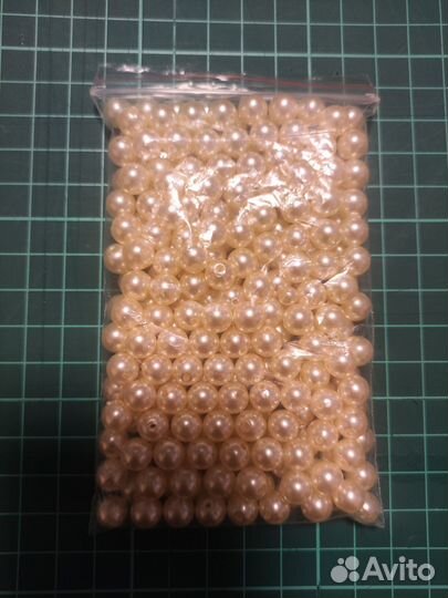 Бусины пластиковые,d#8мм