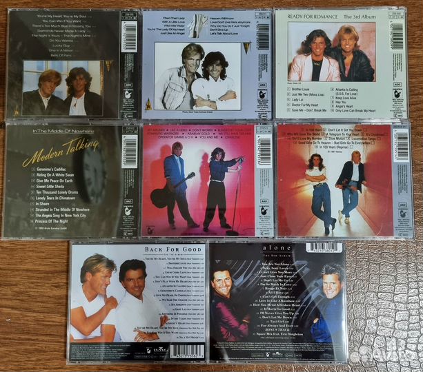 Modern Talking диски audio cd коллекция 8шт