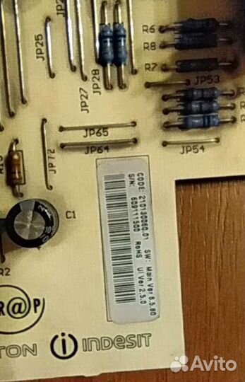 Плата управления LT-C126 стиральной машины wiu81