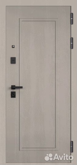 Дверь входная металлическая с зеркалом