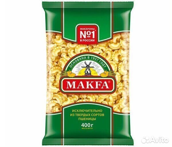 Макароны Makfa Петушиные гребешки 400г