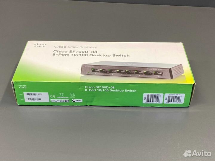 Cisco SF100D-08 V2 Коммутатор, новый, 1 шт