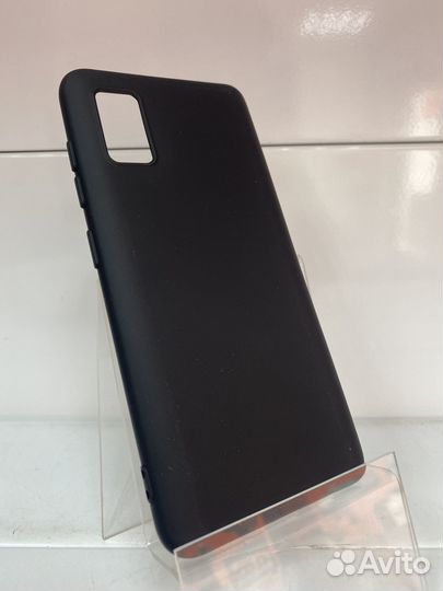 Чехол силиконовый samsung Galaxy A41 черный