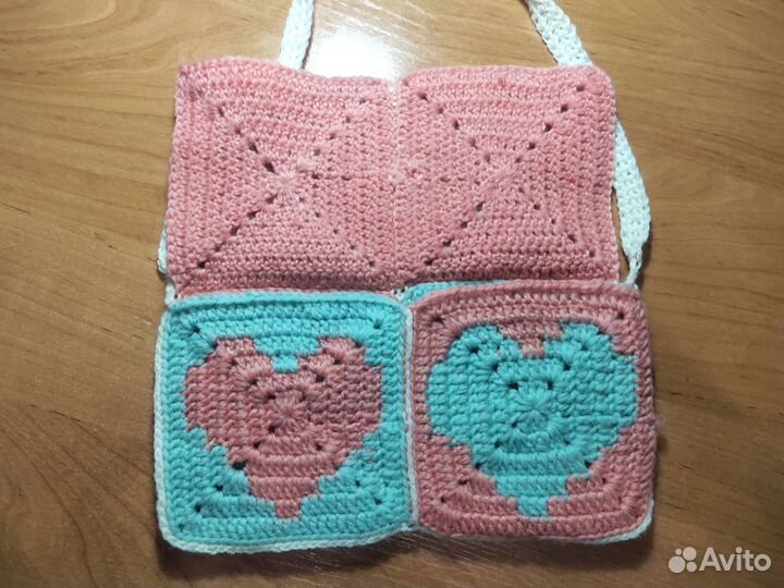 Сумка с сердечками