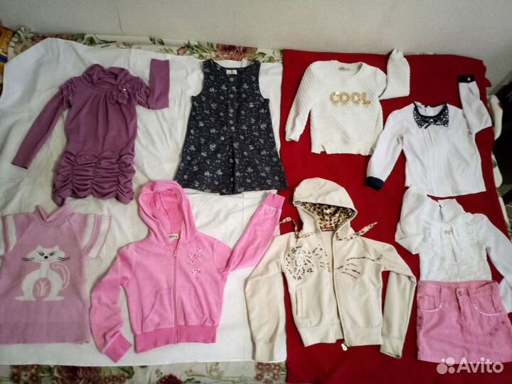 Вещи на весну, на девочку 5-7 лет+журнал в подарок