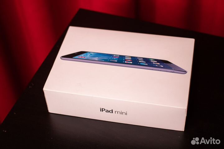 Коробка оригинал Apple iPad mini+наклейки и прочее