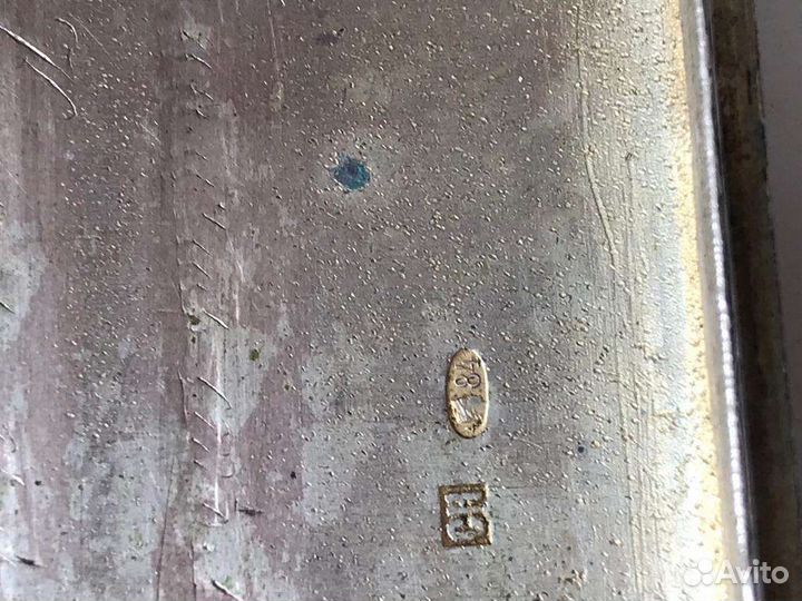 Портсигар серебро 84 проба