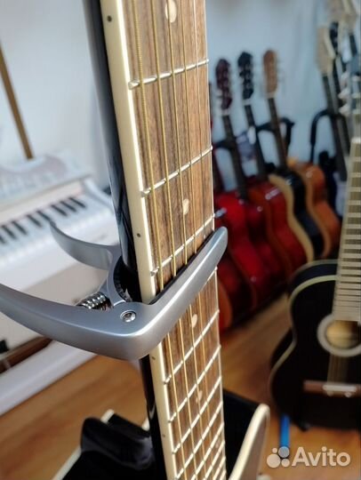 Каподастр для акустической гитары dekko FC-76 SV