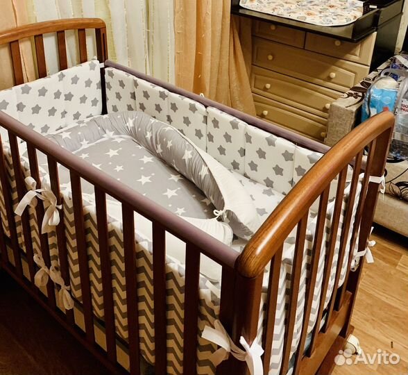 Бортики на кроватку