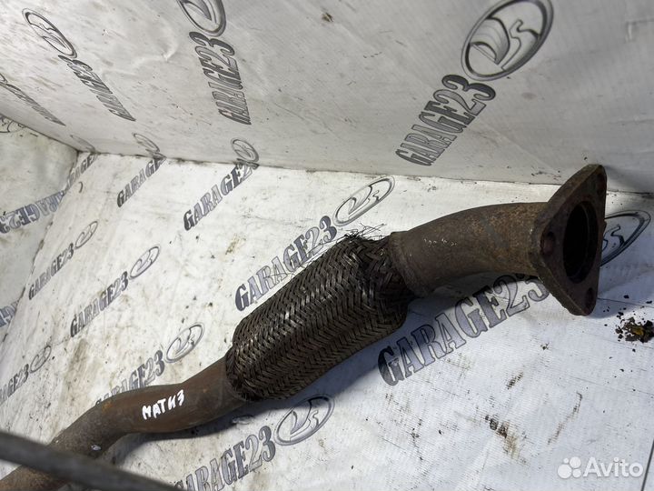 Приёмная глушителя труба Daewoo Matiz