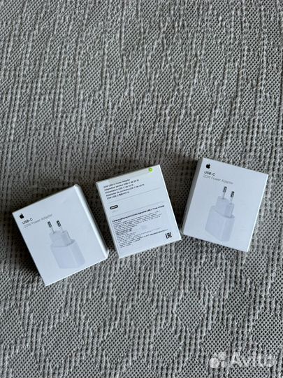 Адаптер питания apple 20W usb c оригинал