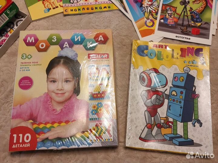 Развивающие игры, книжки, пазлы