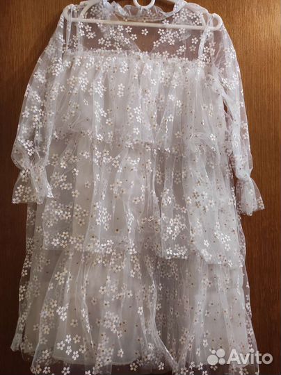 Платье нарядное Ромашка