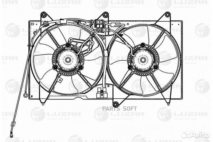 Э/вентилятор охл. для а/м Chery Fora (A21) (06) (2