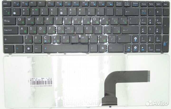 Клавиатура на ноутбука Asus K52 K53 G73