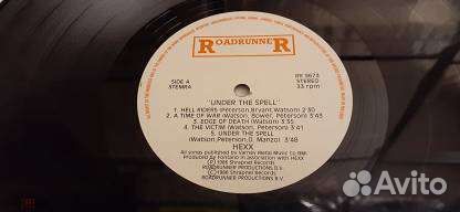 Hexx under the spell 1986 Holland LP