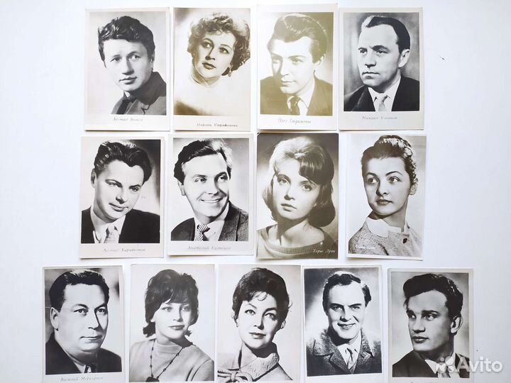 Артисты советского кино открытки
