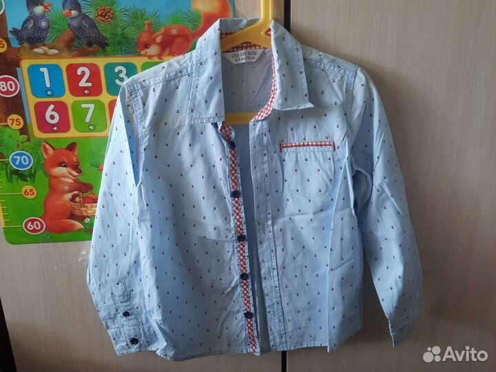 Рубашки хлопок 110-116