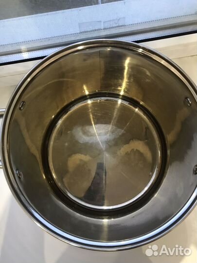 Кастрюля из нержавейки 10 л