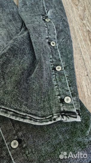 Джинсы подростковые широкие