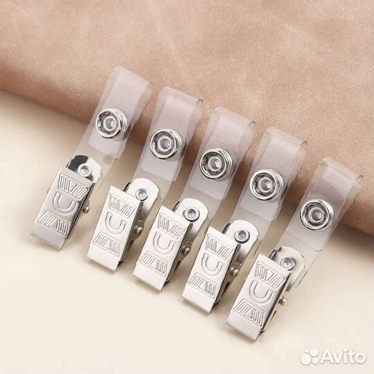 Держатель для бейджа, прищепка для бейджика 200 шт