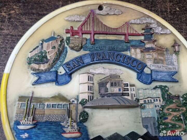 Старинная, Настенная тарелка Сан-Франциско, 14
