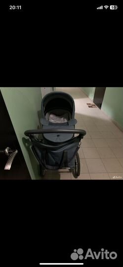 Коляска люлька для новорожденных бу