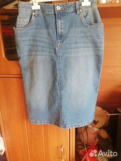 Юбка джинсовая