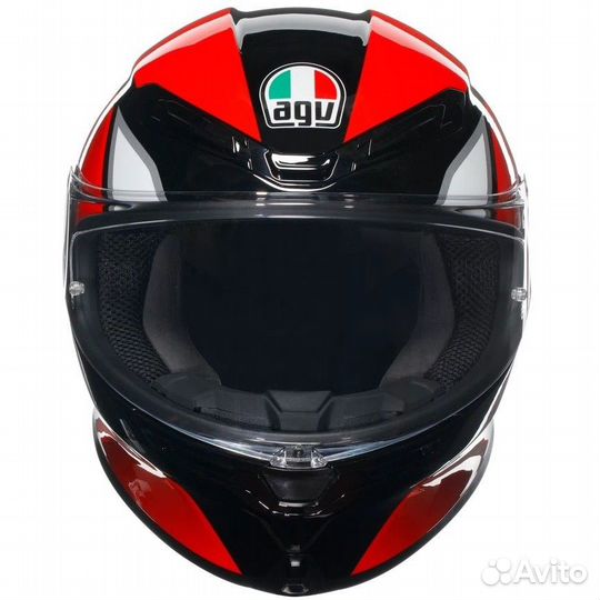 Мотошлем AGV K-6 S Hyphen Black/Red/White