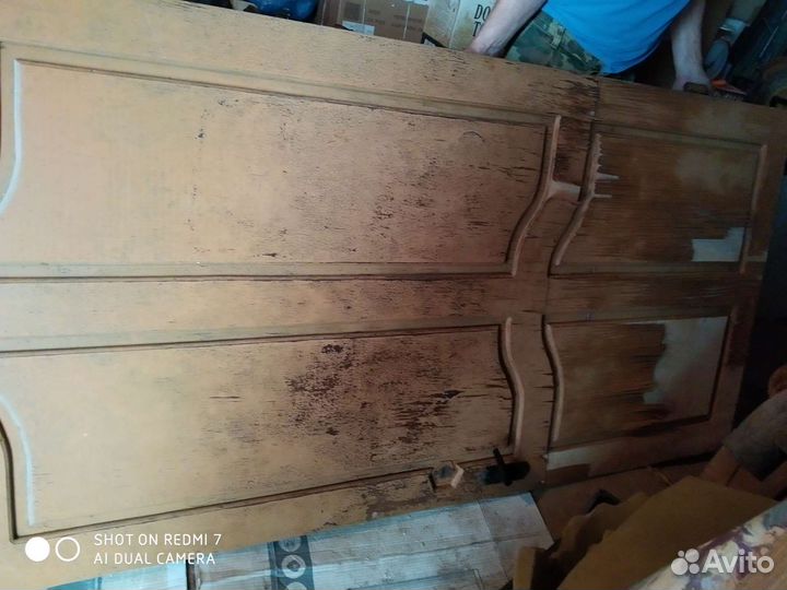 Металлическая дверь б/у