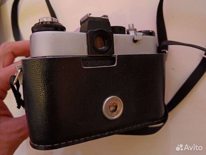 Плёночный фотоаппарат зенит ет с объективом Гелиос