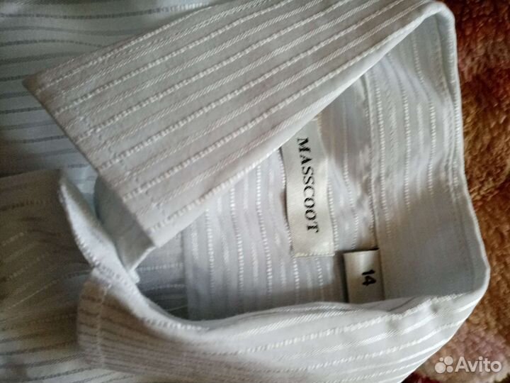 Рубашка для школы белая размер 14