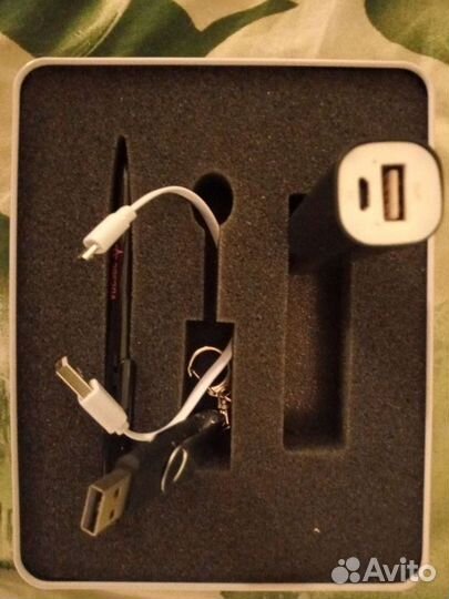 Набор USB накопитель, Power Bank, ручка