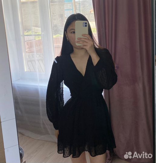 Платье zara черное