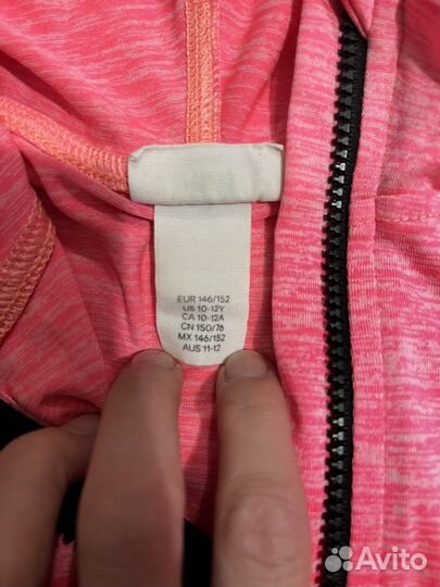 Кофта олимпийка для девочки 146-152р