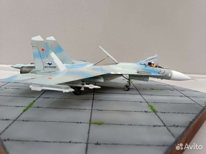 Модель самолета Су-27 см