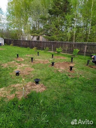 Свайно винтовой фундамент под ключ