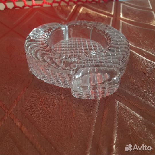 Пепельницы из хрусталя бу