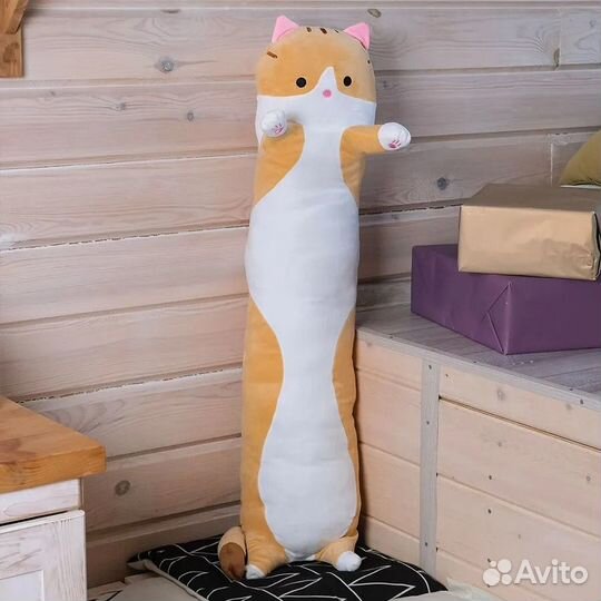 Мягкая игрушка- обнимашка Кот батон