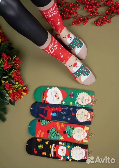 Новогодние носки